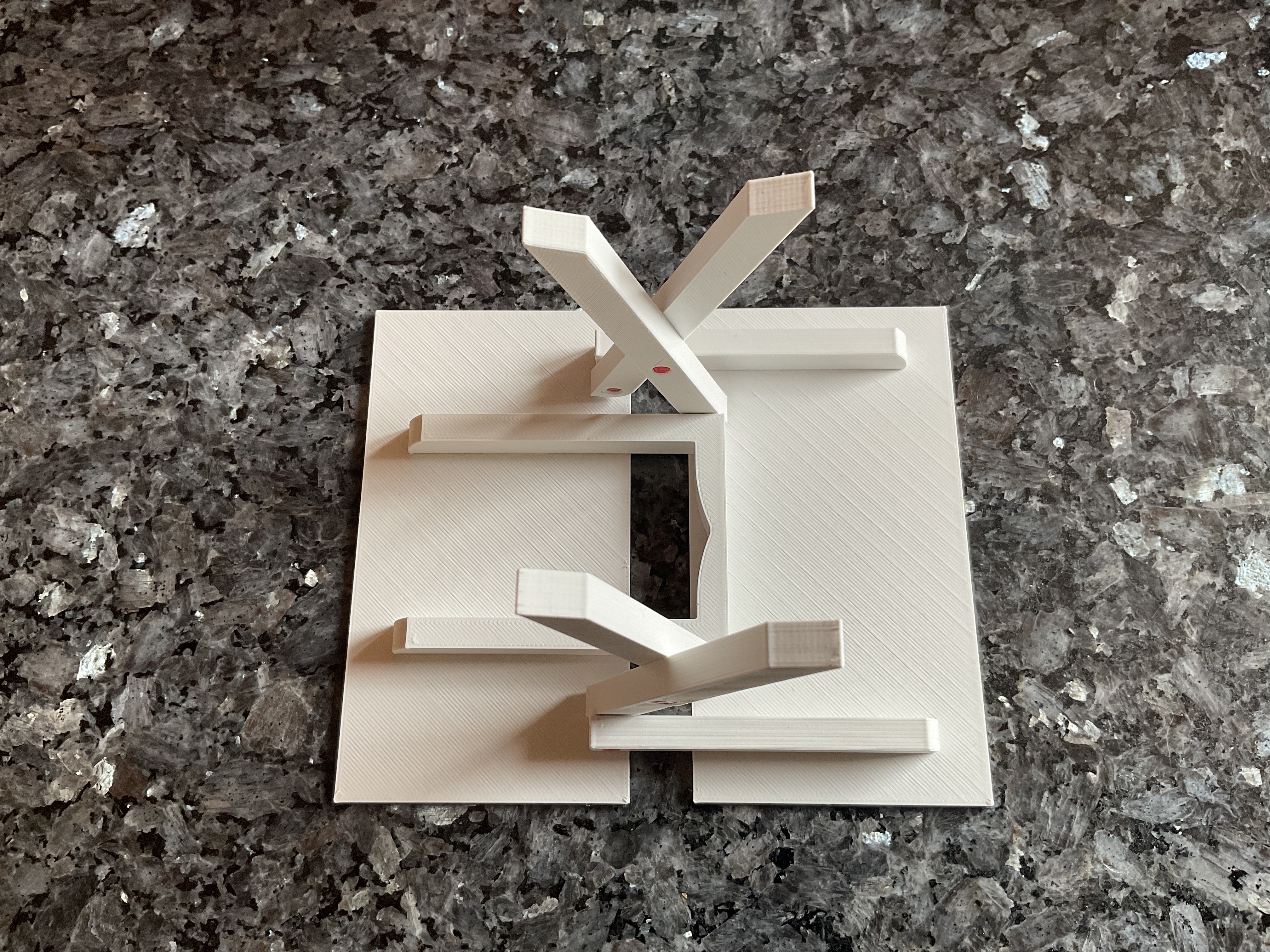 Miniatura 16 do modelo 3D Foldable, scalable and selflocking doll table