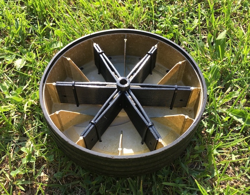 Lawnmower Wheel Strut Fix