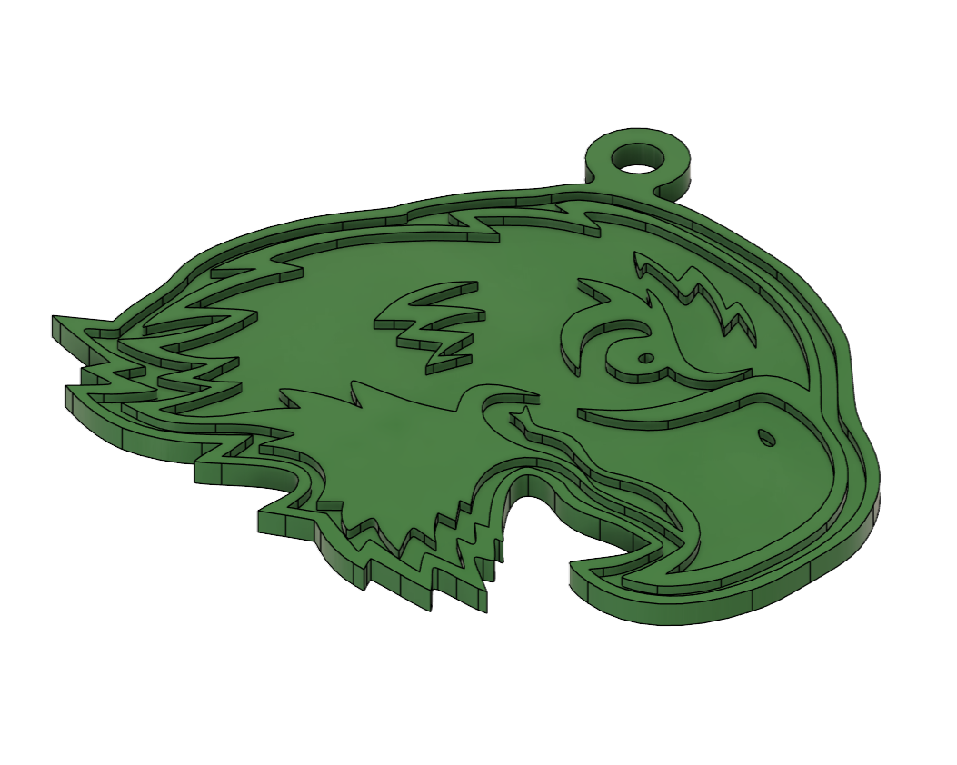 Eagle Keychain EMU