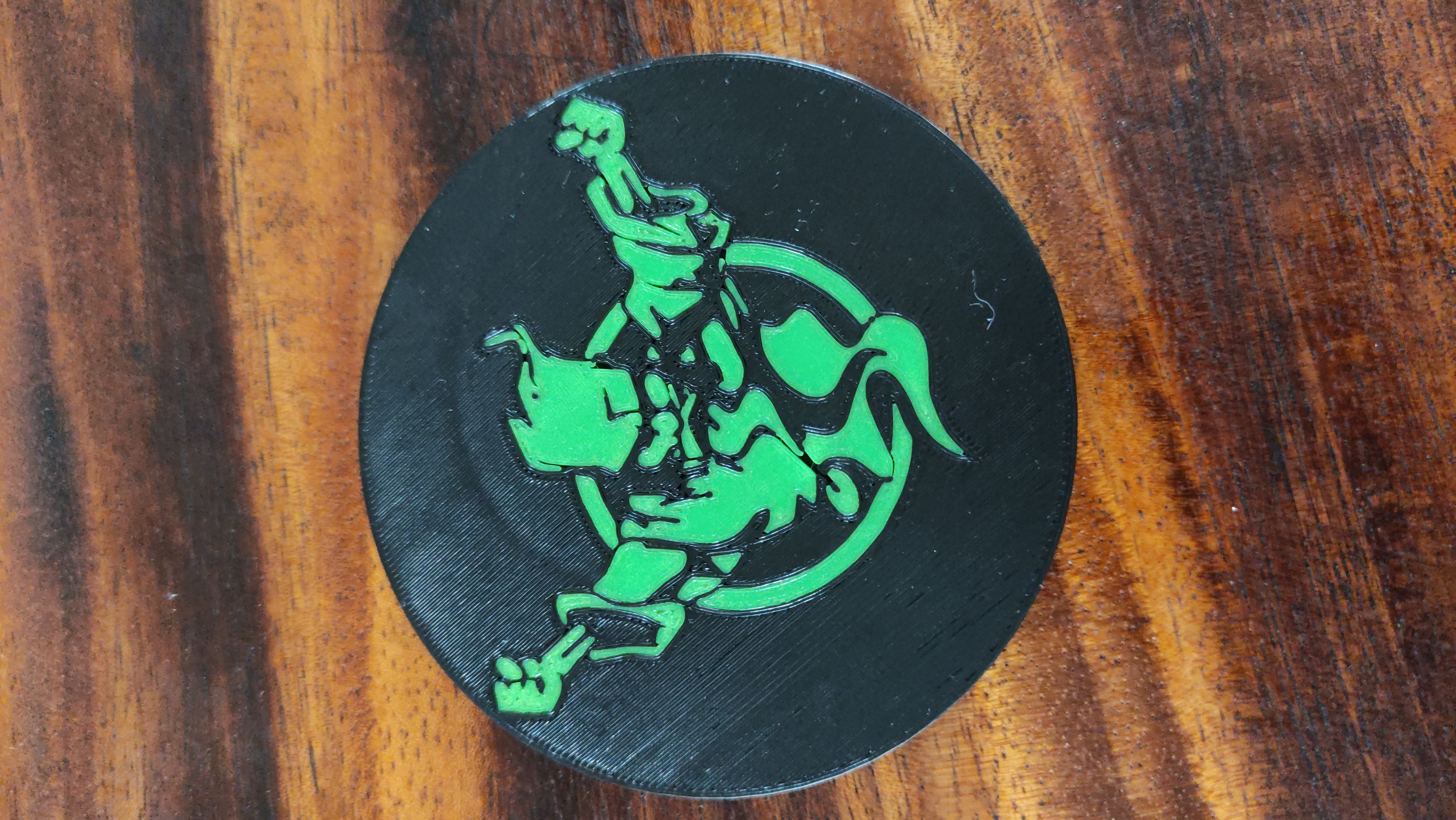 Thunderdome coaster and holder