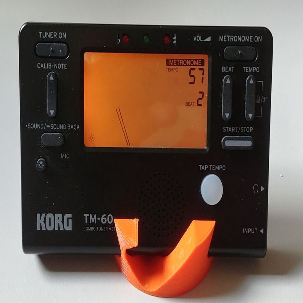Mount for TM60 Tuner Metronome by Jipé Download free STL model