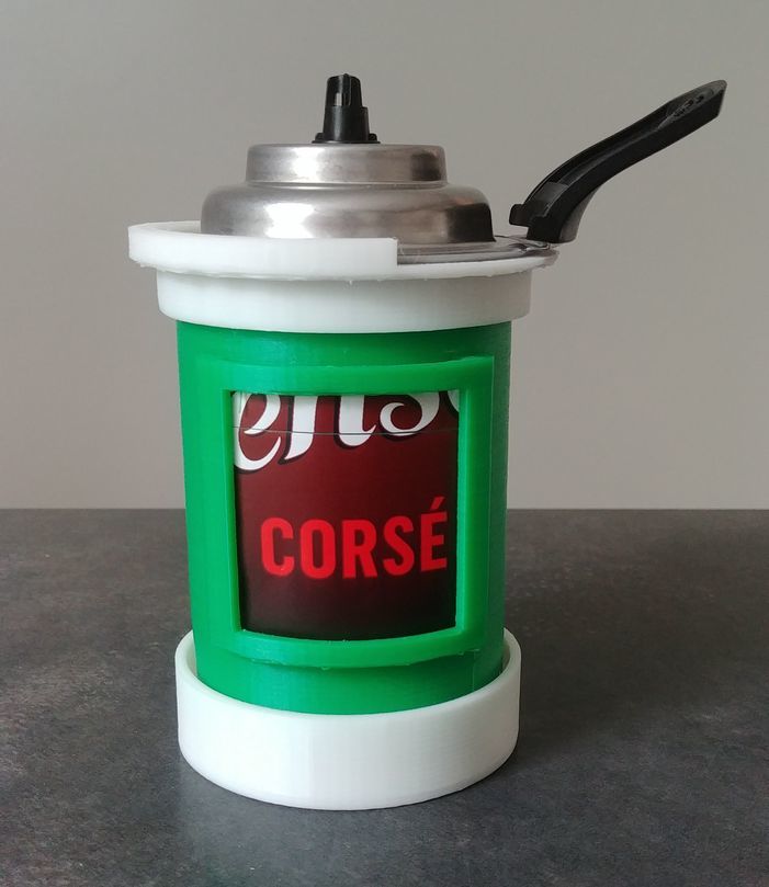 Senseo Pad Can "Colonne Morris"