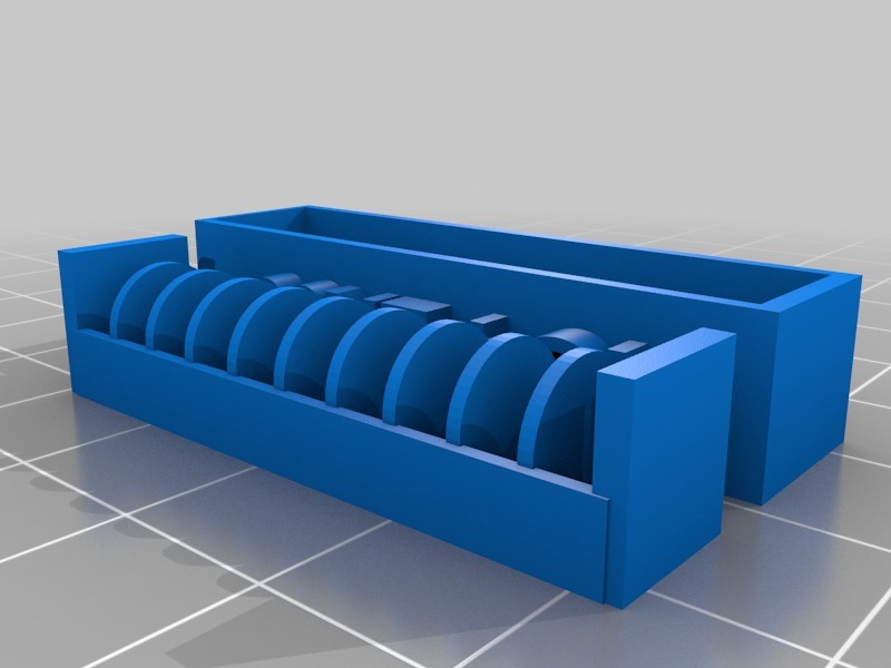 Miniatura 16 do modelo 3D Button Cells Holder