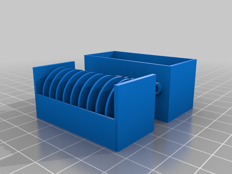 Miniatura 40 do modelo 3D Button Cells Holder