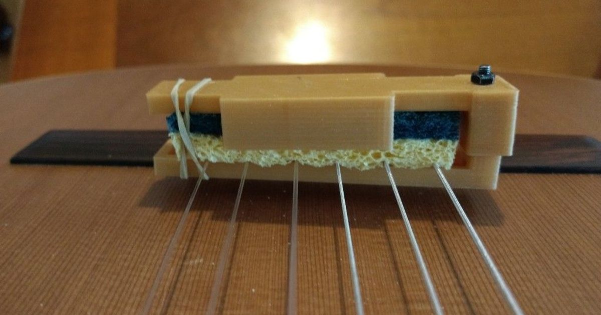 Guitar Mute Tool by Jipé Download free STL model