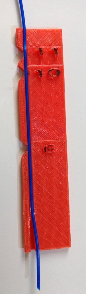 Extrusion Ruler Extruder ruler V2 by Jipé | Download free STL model | Printables.com