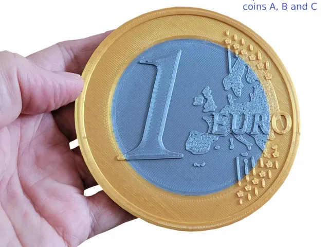 Coin coaster Euro 1