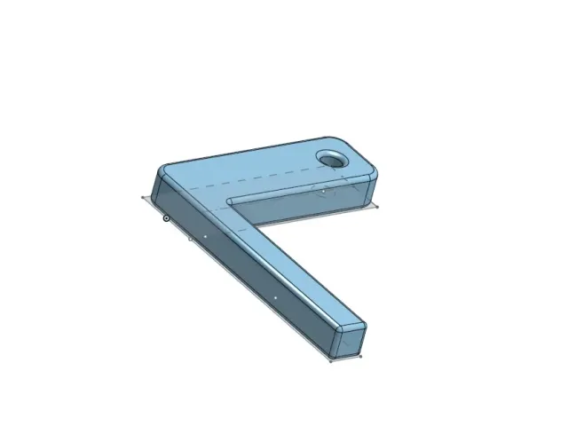Klika novostavba - door handle 8mm