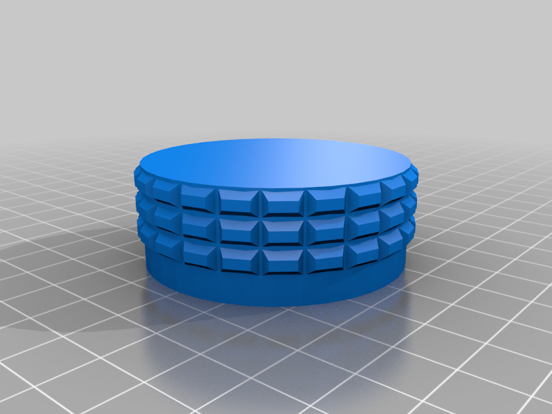 Miniatura 2 do modelo 3D Round box with lid