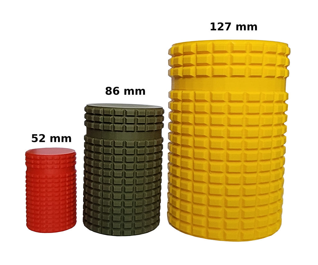 Miniatura 3 do modelo 3D Round box with lid