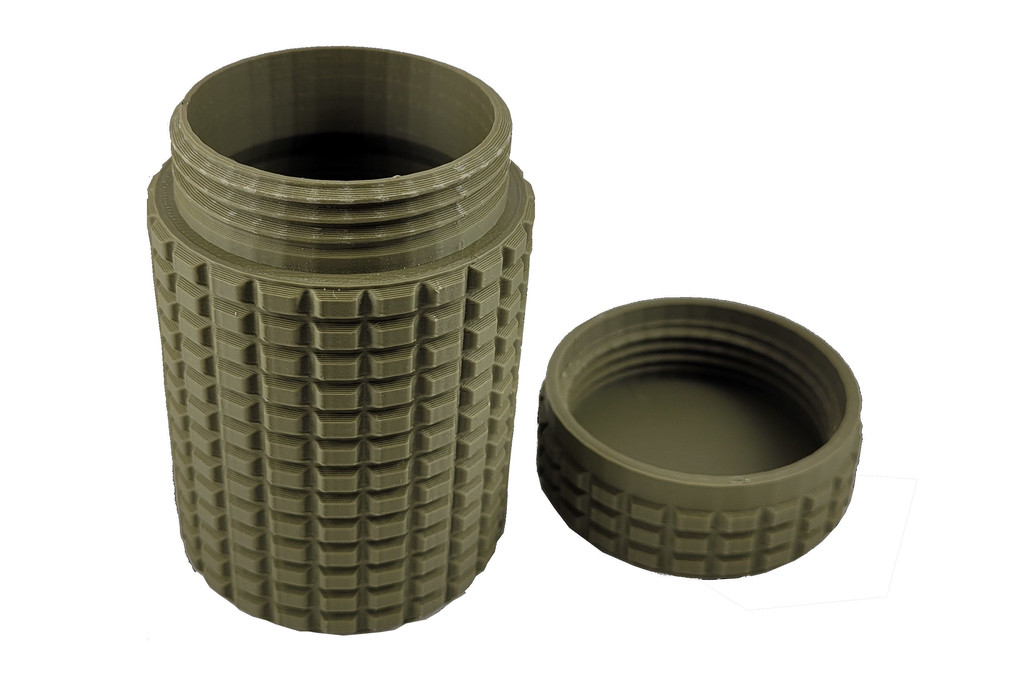 Miniatura 5 do modelo 3D Round box with lid