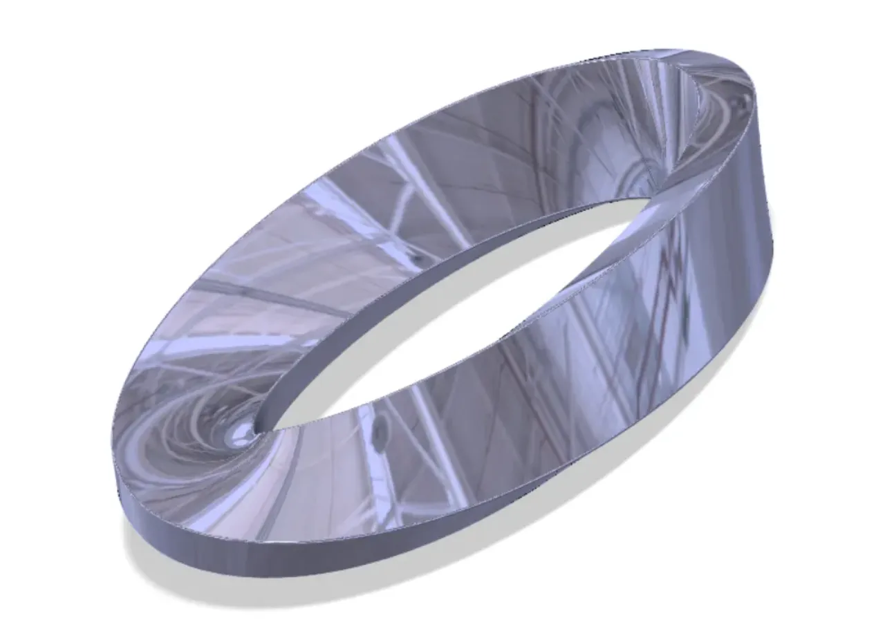 Möbius strip (simple & Clean Topology) by Kleiner Lateiner