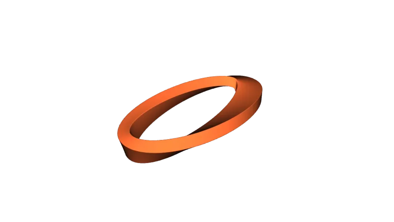 Möbius strip (simple & Clean Topology) by Kleiner Lateiner
