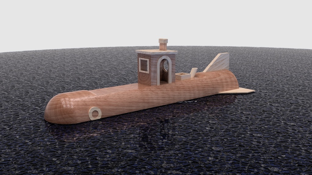 Benchy-submarine