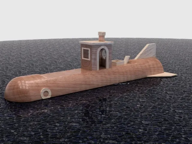 Benchy-submarine
