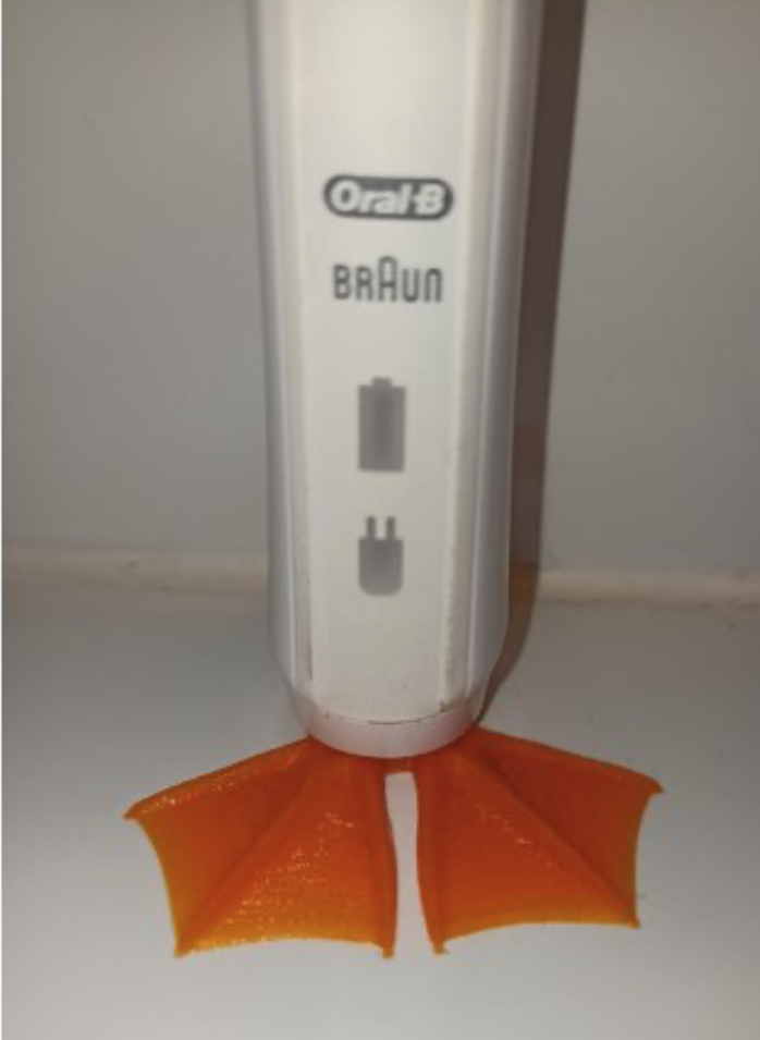 Duck feet for your Oral B toothbrush