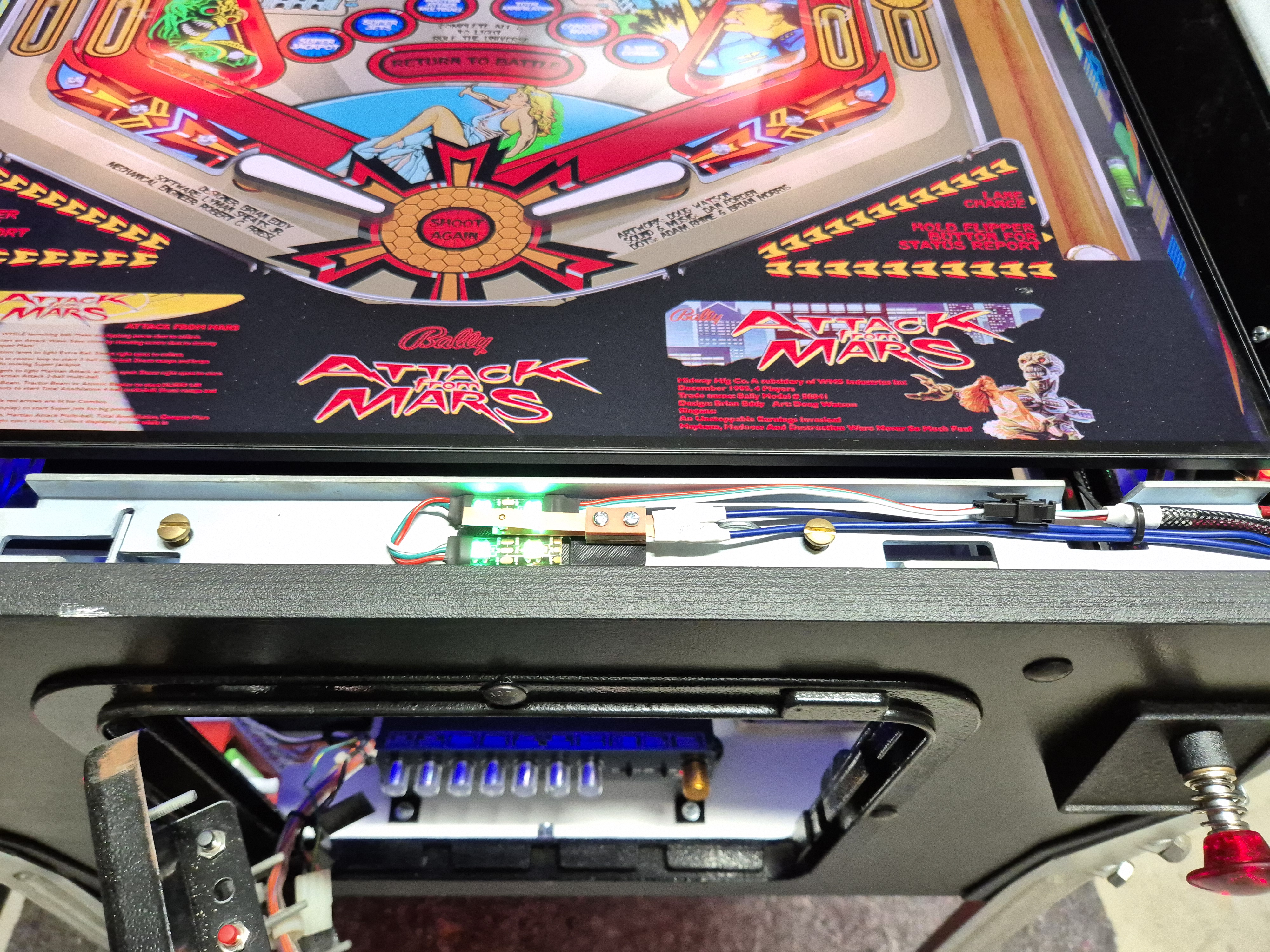 Williams Fire/Action Button Pinball Modification — thumbnail 5