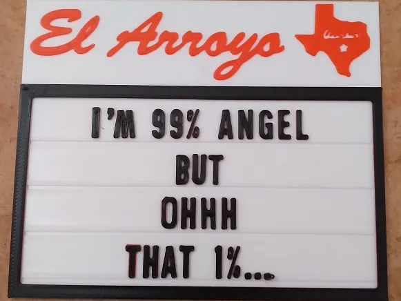 Signs from El Arroyo restaurant