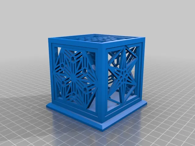 Kumiko 4n1 Half Wall Lattern 2