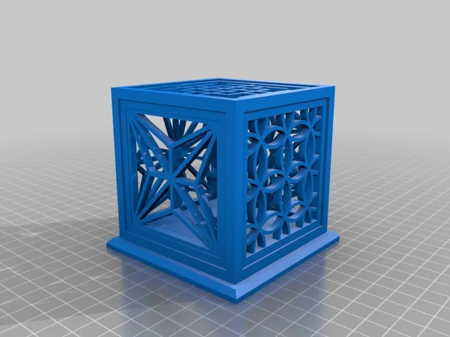 Kumiko 4n1 Half Wall Lattern 1
