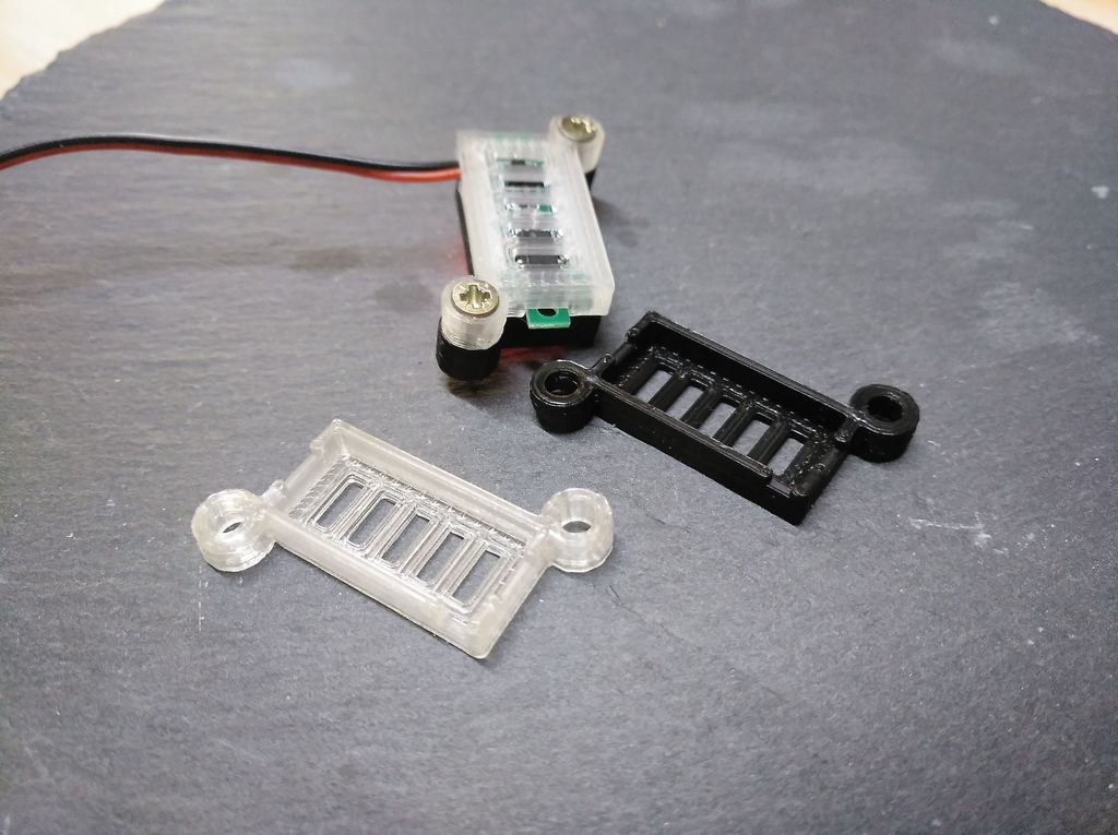 Miniatura 5 do modelo 3D Mini enclosure for voltmeter module