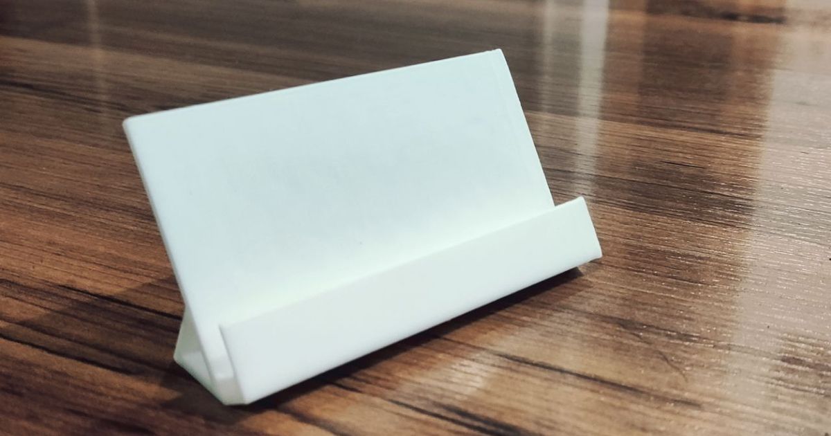 Business Card Holder/Dispenser/Printer by TobiVII, Download free STL model