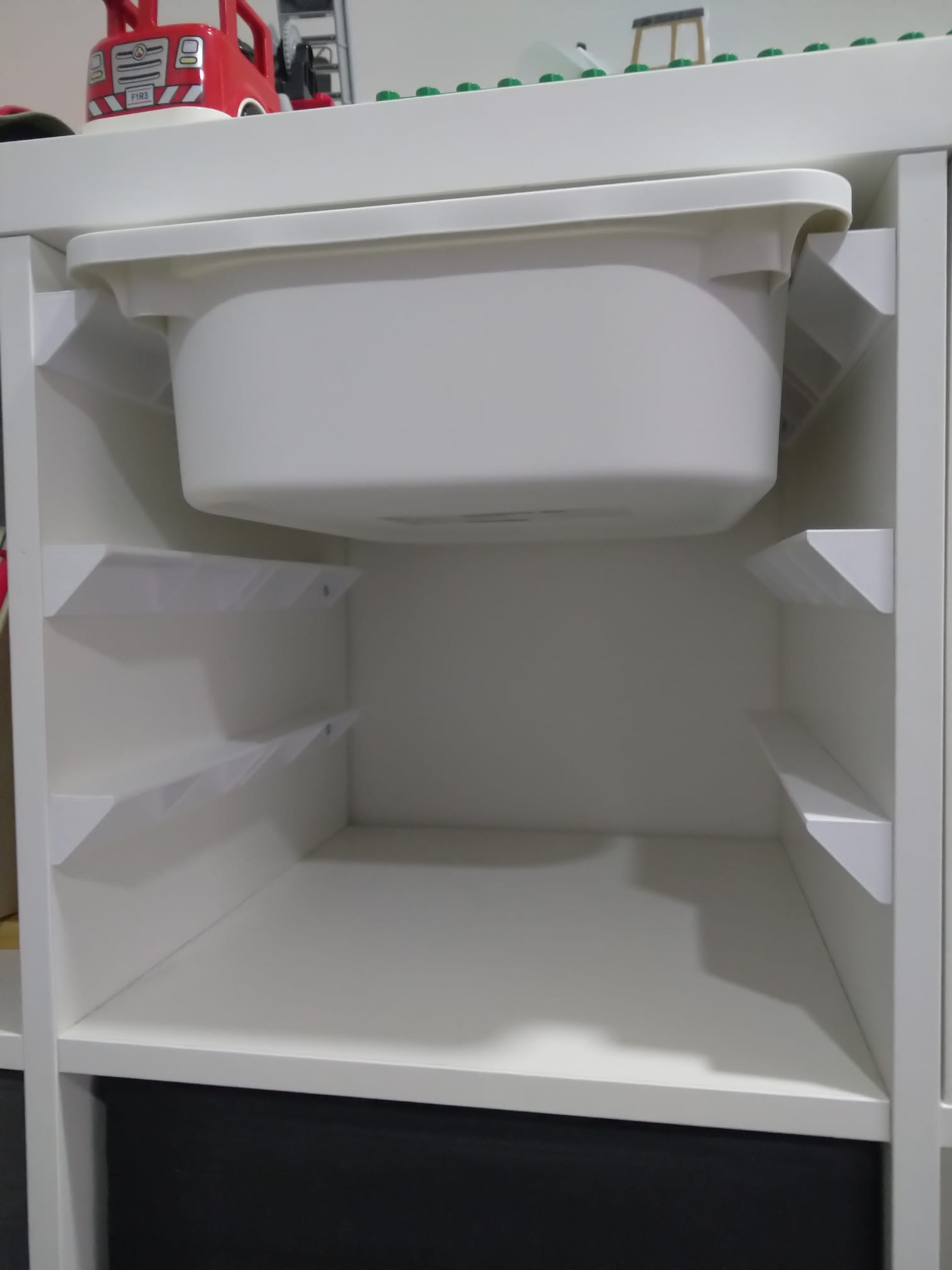 simple and robust IKEA TROFAST rail for KALLAX version for MINI/MINI+