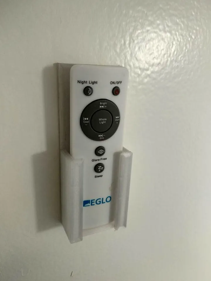 led remote wall holder by prt | Download free STL model | Printables.com