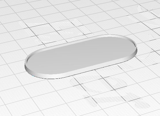 Lipped wargaming miniatures bases