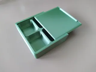 Lock Box with Sliding Lid by lavamind, Download free STL model