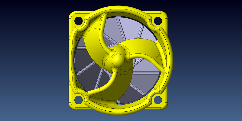 40x40 Fan Cover (Flat Side) by Carrier Download free STL model