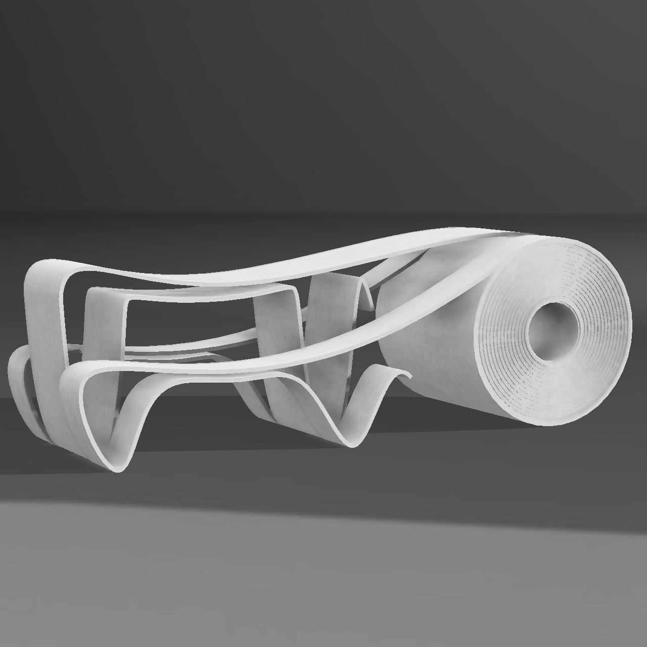 toilet paper picknick table