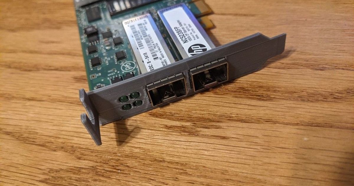 HP NC523SFP 10Gb 2-port by Eziloe | Download free STL model ...
