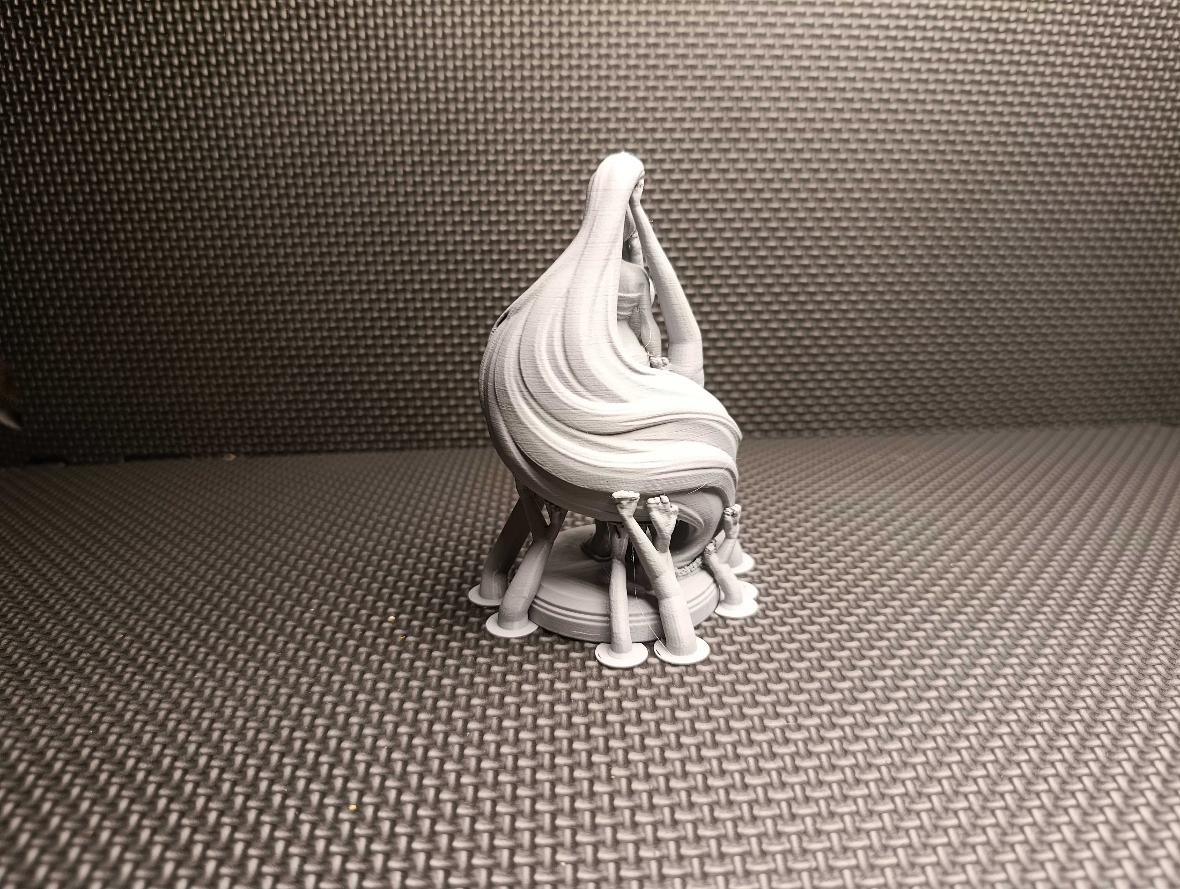 Stylized Anime Girl – Long Hair Action Figurine — thumbnail 6
