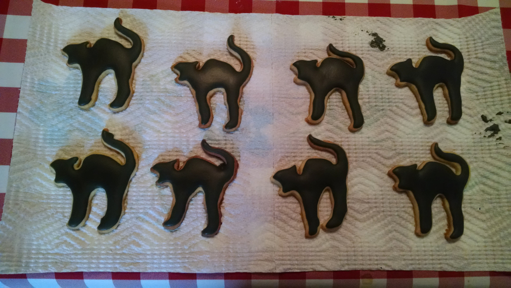 Miniatura 2 do modelo 3D Bat & Cat Cookie Cutter Set