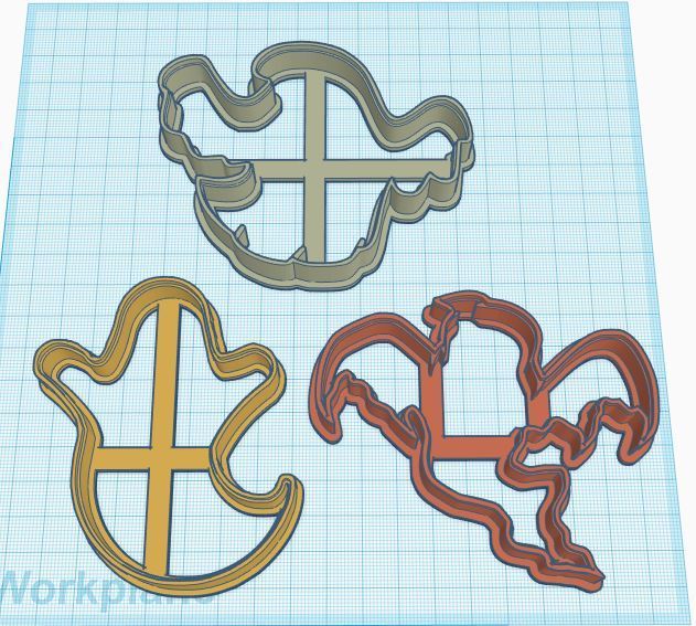 Miniatura 6 do modelo 3D Ghost & Pumpkin Cookie Cutter Set