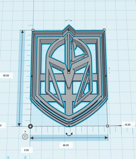 Las Vegas Knights Cookie Cutter by TeamOliva Download free STL model