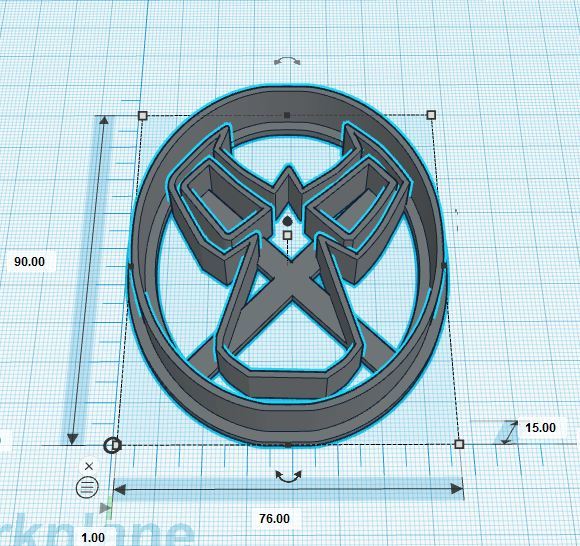 Bane Cookie Cutter