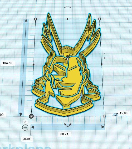All Might Cookie Cutter #1