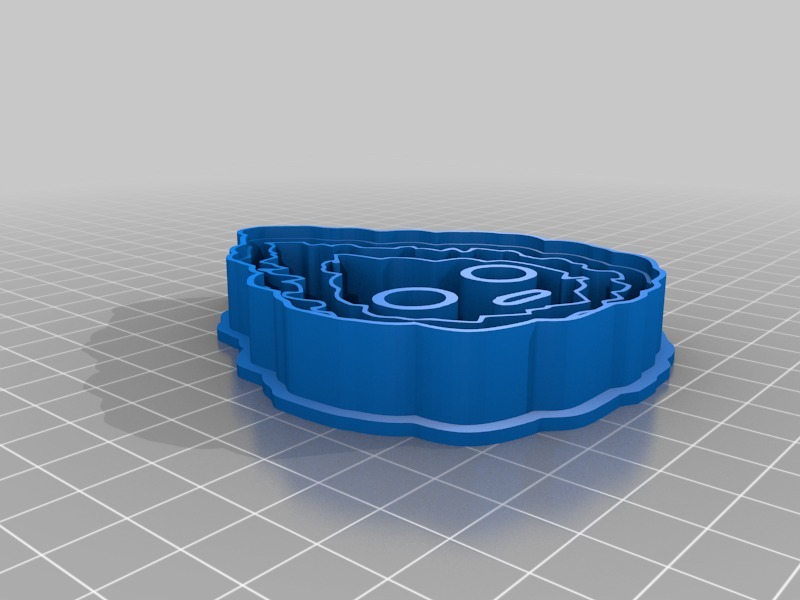 Miniatura 5 do modelo 3D Calcifer Cookie Cutter