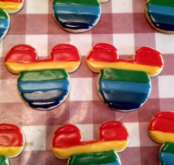 Rainbow Mickey Cookie Cutter