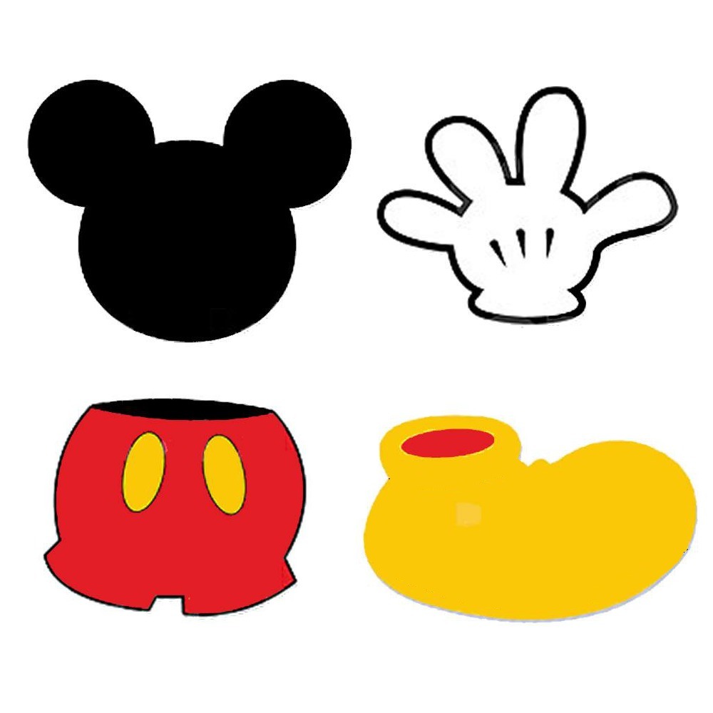 Mickey Cookie Cutter Set by TeamOliva | Download free STL model ...