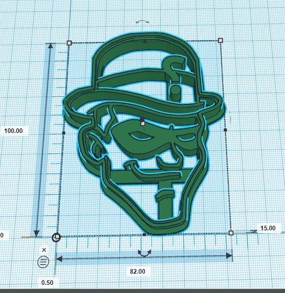 Riddler Cookie Cutter by TeamOliva | Download free STL model ...