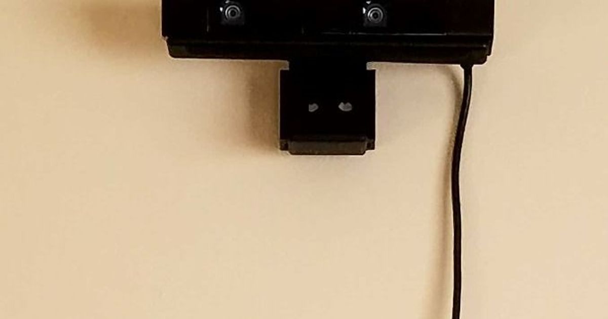 PSVR Camera (SQUARE Model) Wall Mount by trixster87 Download free STL