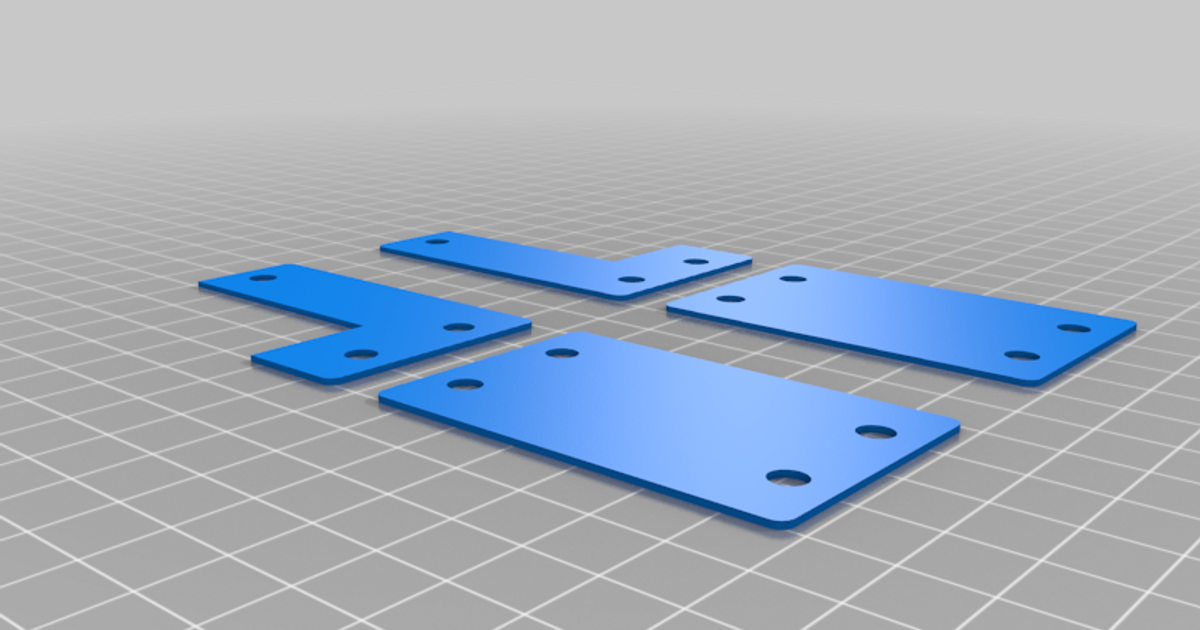 Ender 3 v2 Squash Ball Feet Shim (Set) by GeoStork Download free STL