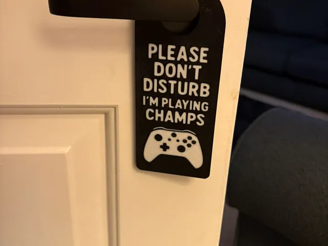 Door hanger FC Champs fifa