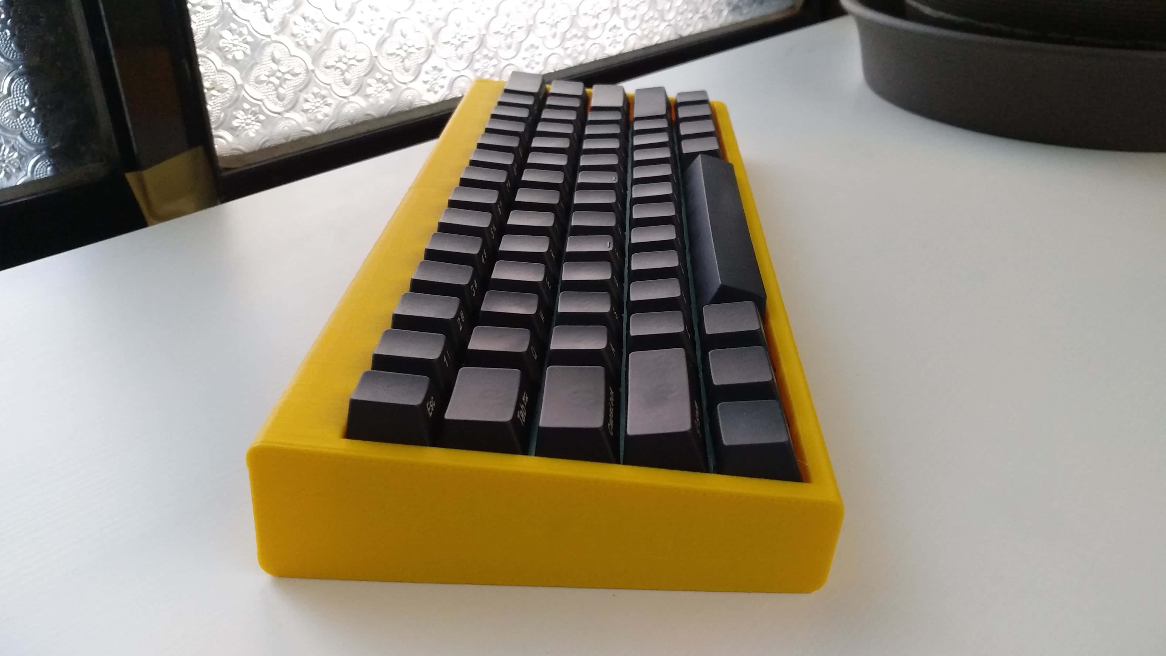 The Zatarra Mark II A Geometric 60 Keyboard Case (Modified Tray or