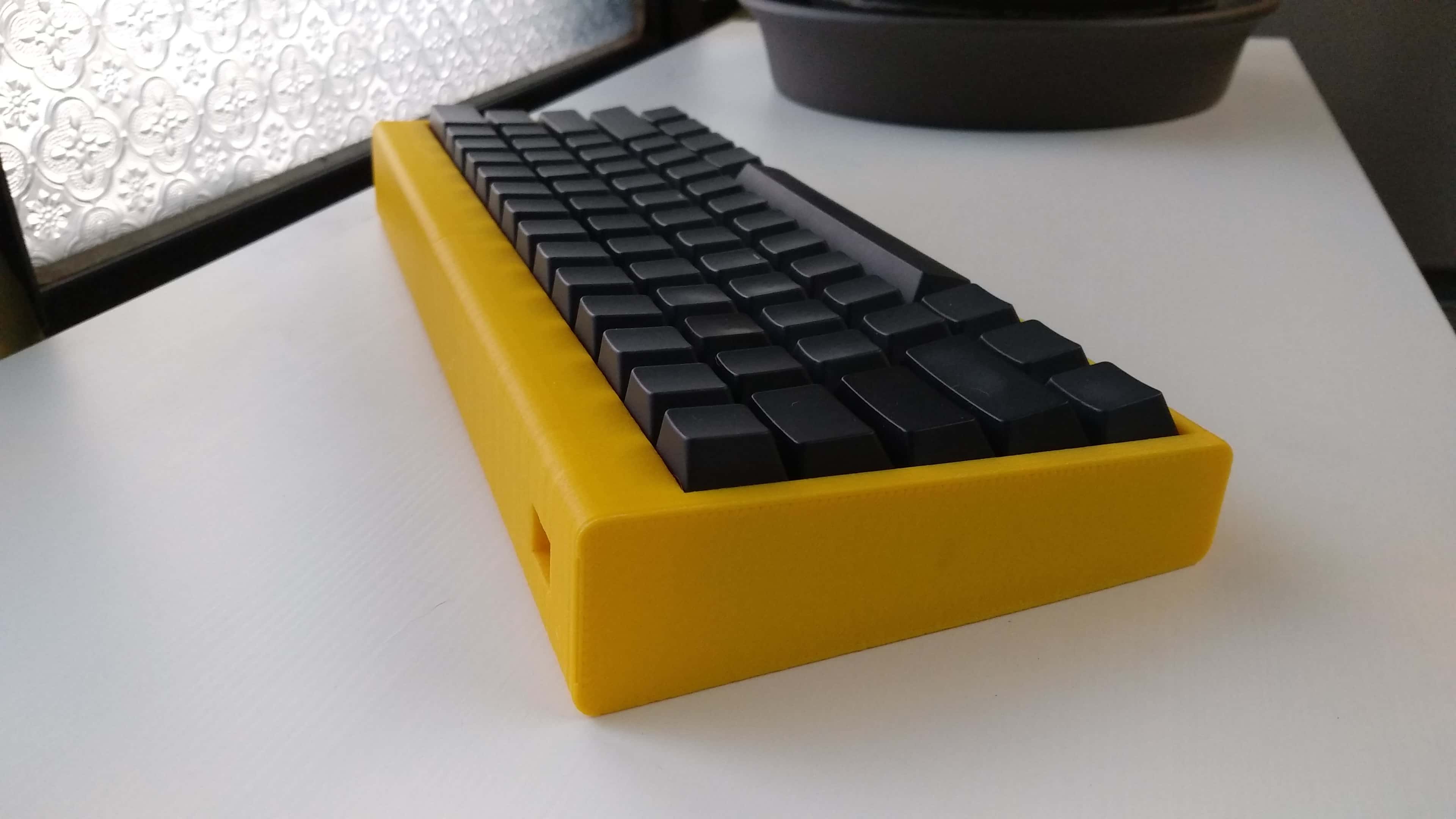 The Zatarra Mark II A Geometric 60 Keyboard Case (Modified Tray or