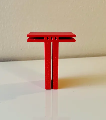 3D Alphabet - Letter T