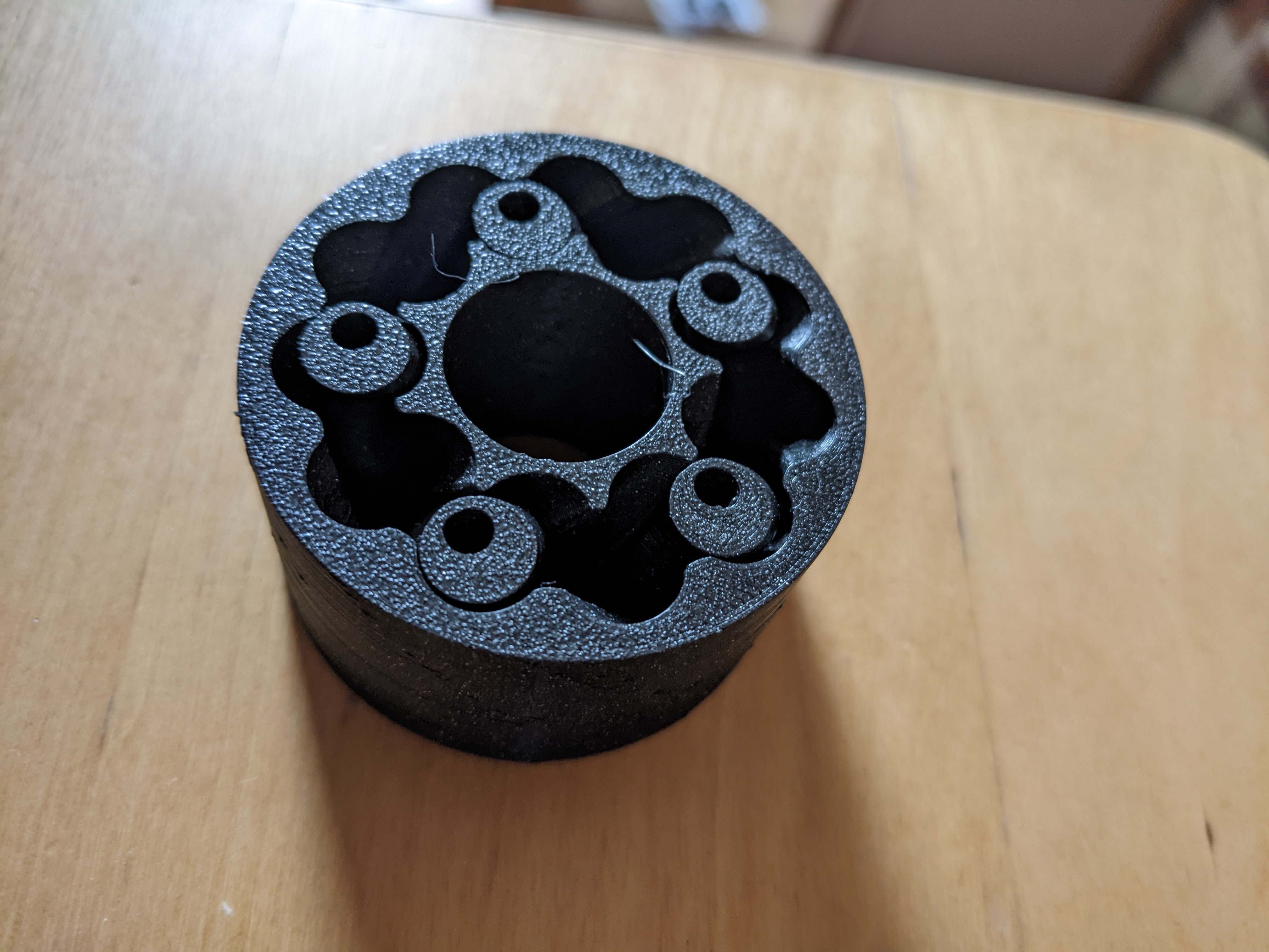 Print-in-place eccentric cycloid planetary gear